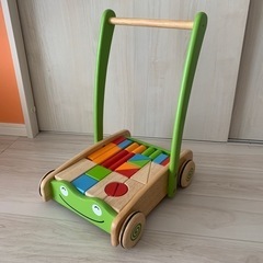 つみき　押し車　乳児期〜幼児期　知育玩具