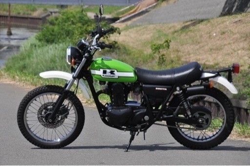 バイク カワサキ250TR　キャブ　BJ250F　程度良好　前後タイヤ新同　埼玉県新座市発　近隣配送無料　