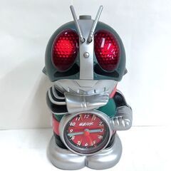 仮面ライダー 目覚まし時計 箱なし おしゃべり 置時計【動作OK】☆札幌市白石区 白石店 の画像