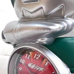 仮面ライダー 目覚まし時計 箱なし おしゃべり 置時計【動作OK】☆札幌市白石区 白石店 の画像