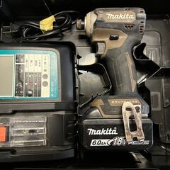 売却済。マキタTD171D １８V充電式インパクトドライバーセット20時間使用。全て正常