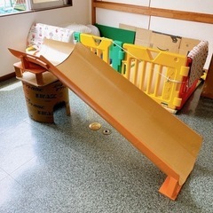 大きめ滑り台 遊具 子供用品 ベビー用品の画像