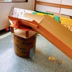 大きめ滑り台 遊具 子供用品 ベビー用品の画像