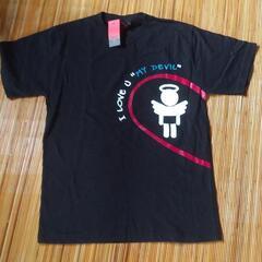  黒半袖Tシャツ　悪魔と天使　2枚セット　新品タグ付き　まとめ売の画像