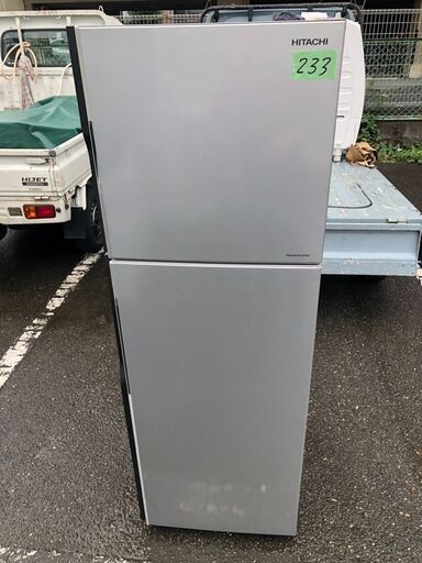 NO 233 北九州市内配送設置無料✨ R-23GA-S 冷蔵庫 メタリックシルバー [2ドア /右開きタイプ /225L]