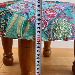 インド　
スツール　椅子の画像