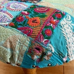 インド　
スツール　椅子の画像