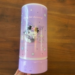 Kuromi ライト付き加湿器の画像