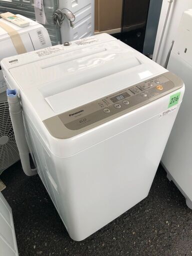 NO 226 北九州市内配送設置無料✨ NA-F60B11-N 全自動洗濯機 シャンパン [洗濯6.0kg /乾燥機能無 /上開き]