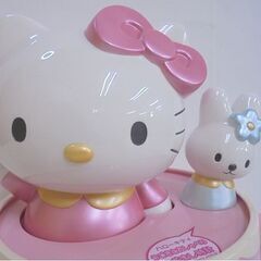 難あり ハローキティ 目ざまし時計 うごきとおしゃべり 目覚まし時計 JF348A 札幌市 白石店の画像