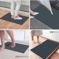★新品未使用★バスマット（ネイビー/58*38cm）の画像