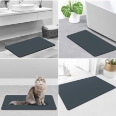 ★新品未使用★バスマット（ネイビー/58*38cm）の画像
