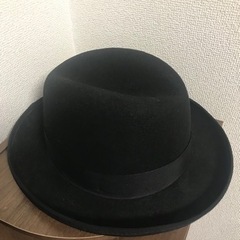 中折れハット 黒