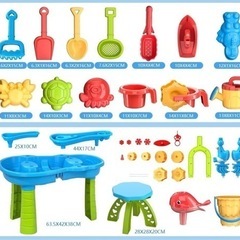 ウォーターテーブル　新品　未使用　知育玩具　水遊び　コストコ　幼児　プール　屋外 砂遊び 砂や水を入れて遊べるの画像