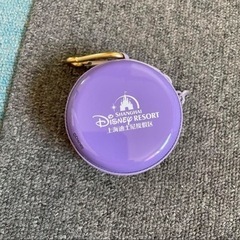 Disney ディズニー ミニー 上海 缶ケース 紫 パープル カラビナ 缶の画像
