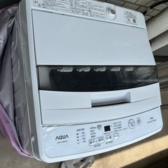縦型洗濯機　4.5ﾘｯﾄﾙ  AQUA 稼動品