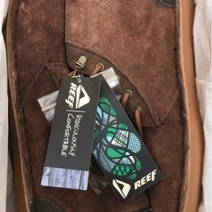【新品未使用品】希少でオシャレな本革アウトドアブーツ❣️reef...