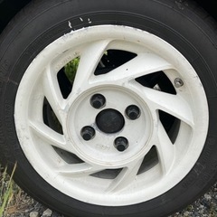 エアロホイール 13インチ 5.5j＋38 PCD100 22年...