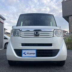 【車検2年付】【ホンダ N-BOX 660G ターボSSパッケージ】両側パワースライドドア HDDナビ フルセグTV ステアリングリモコン クルーズコントロール パドルシフト HID プッシュスタート スマートキー DVD CD 盗難防止装置 AUTOエアコン ETC 人気のパールホワイトの画像