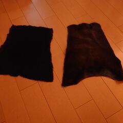 キャンプ　本革　ヌートリア　敷物　座布団　