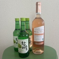 チャミスル　マスカット味3本&デザートワインお酒 焼酎