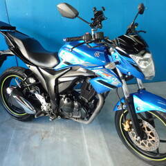 SUZUKI ジクサー150 青 格安提供車 エンジン始動動画 ...