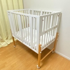 パタンⅡ 折りたたみ　ミニ ベビーベッド 大和屋