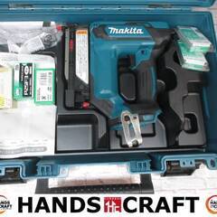 マキタ　makita　PT353D　充電式ピンタッカ　本体のみ　18V　ケース/ピン/保護メガネ付き　中古品　【ハンズクラフト宜野湾店】