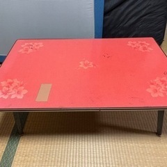 無料　折りたたみテーブル