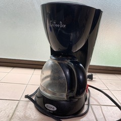 福岡　田川市　おしゃれ  新生活  保温機能　コーヒーメーカー ブラック　家電 キッチン家電 コーヒーメーカーの画像