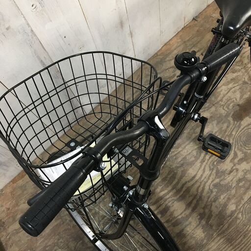 6/30終 ESCORT CITY V 27インチ 自転車 カゴ付き 鍵付き シティー