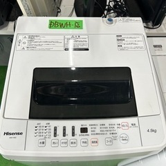 早い者勝ち大セール‼️‼️＋ご来店時、ガン×2お値引き‼️Hisense(ハイセンス) 2019年製 4.5kg 洗濯機🎉