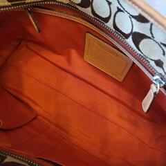 【美品】COACHコーチハンドバッグ（袋付き）の画像
