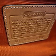 【美品】COACHコーチハンドバッグ（袋付き）の画像