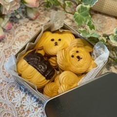 小学生対象　米粉の絞り出しクッキーの画像