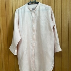【無印】リネン七分丈シャツの画像