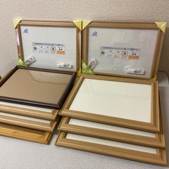 賞状額縁A4対応　新品未開封2個➕おまけ中古美品7個の画像