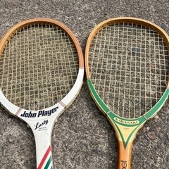 古いテニス 木製 ラケット スポーツ テニス まとめ売り アンティークの画像
