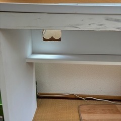 難あり　2人用デスクの画像