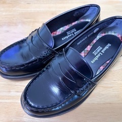 HARUTA  ハルタ ローファー 21.5 黒 ブラック 