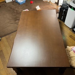 値下げ❗️ヤマダ電気オリジナル　こたつテーブル　ダイニングテーブルの画像