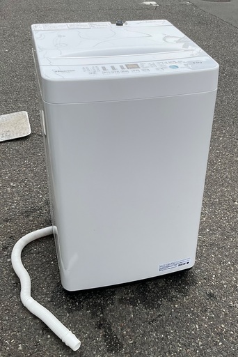 【RKGSE-180】特価！ハイセンス/4.5kg全自動洗濯機/HW-T45D/中古/2022年製/当社より近隣地域無料配達