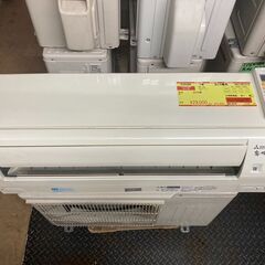 K05389　中古エアコン 三菱 2019年製 主に6畳用 冷房能力 2.2KW / 暖房能力 2.2KW