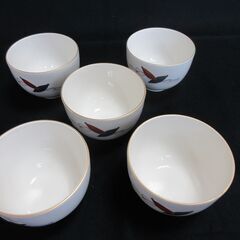　たち吉　湯呑５個	直径８．５ｃｍ×６ｃｍ		