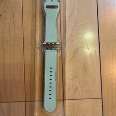 apple watch 用　レザーバンド　ライトグリーンの画像