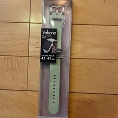 apple watch 用　レザーバンド　ライトグリーン