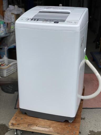激安品!!☆ 大きめ7.0kg洗い!! HITACHI シャワーウォッシュ NW-R705(W) 2021年