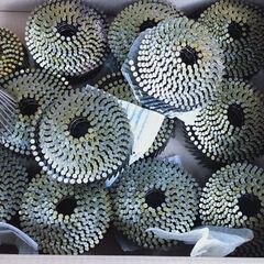 エア釘打機、連結釘 大工道具　釘　セット