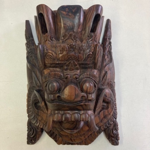 木彫り/面/アンティーク