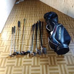 ゴルフバック　クラブ一式